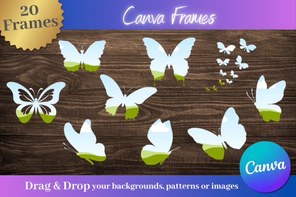 20 Canva Butterfly Frame Templates for Creative Projects