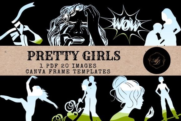 20 Pretty Girls Canva Templates for Creative Projects