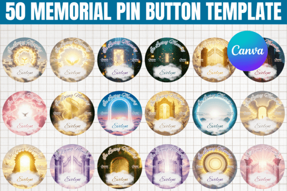 50 Memorial Pin Button Templates: A Designer's Guide to Personalized Remembrance