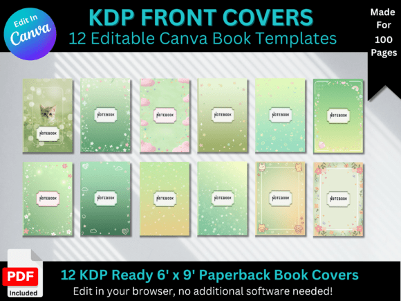 Canva Book Cover Templates: KDP Ready
