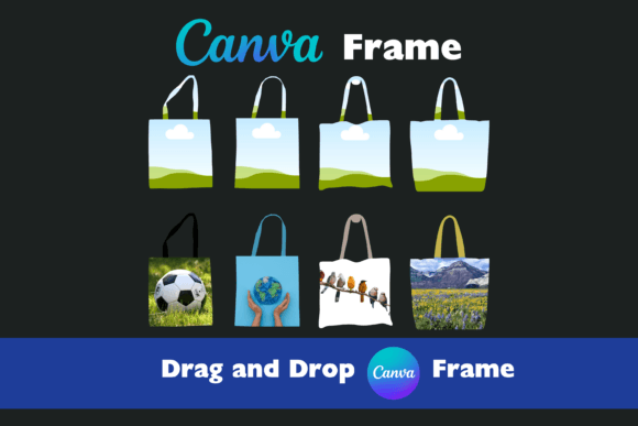 Design Custom Tote Bags Instantly with Canva Frame Templates