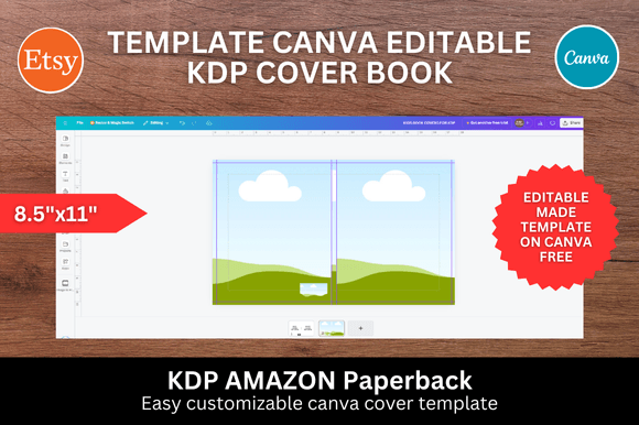 Design Professional KDP Covers in Minutes with Canva Templates