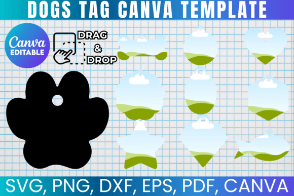 Dog Tag Canva Templates: Design Your Brand's Signature