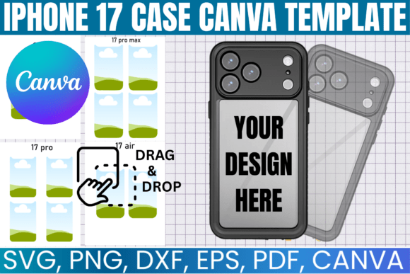 iPhone 17 Case Canva Templates: Design, Create, Sell