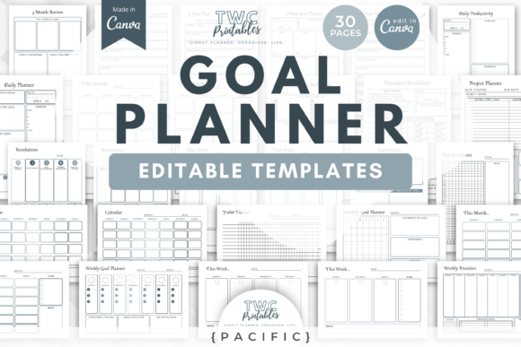 PACIFIC Goal Planner Canva Templates: A Practical Review