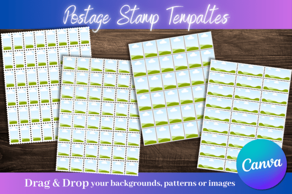 Reviving Nostalgia: Vintage Postage Stamp Canva Templates