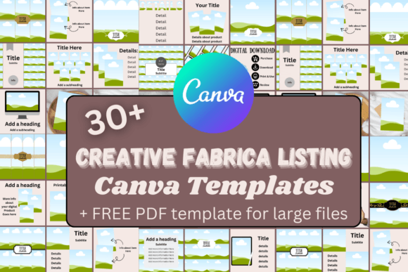 Smart Design for Digital Sellers: Creativefabrica Listing Canva Templates