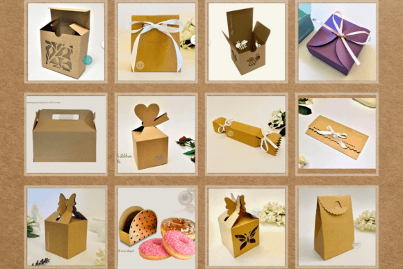 SVG Bundle: 3D Box Templates for Cricut Crafting