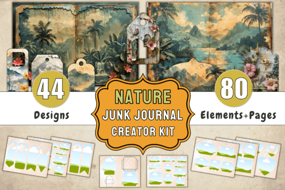 Unlock Creative Projects with Nature Junk Journal Kit