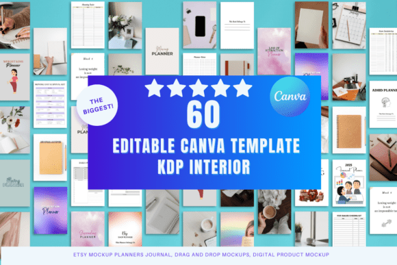 Unlock Your Creative Potential with 60 Editable Canva Templates